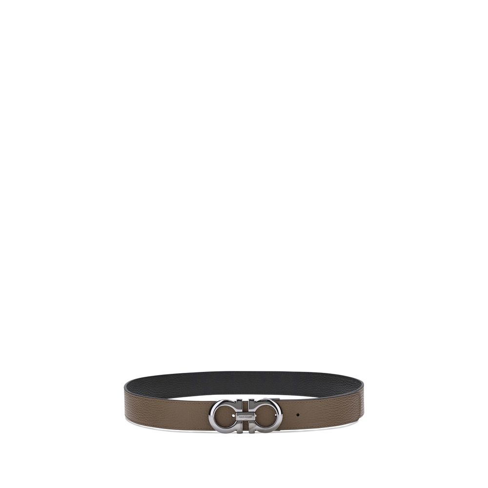 Brown Calf Leather Bos Taurus Regular Belt - ventzia