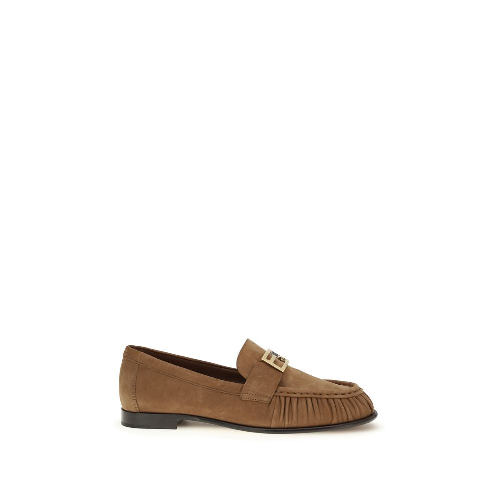 Brown Calf Leather Bos Taurus Slip-On Loafers - ventzia