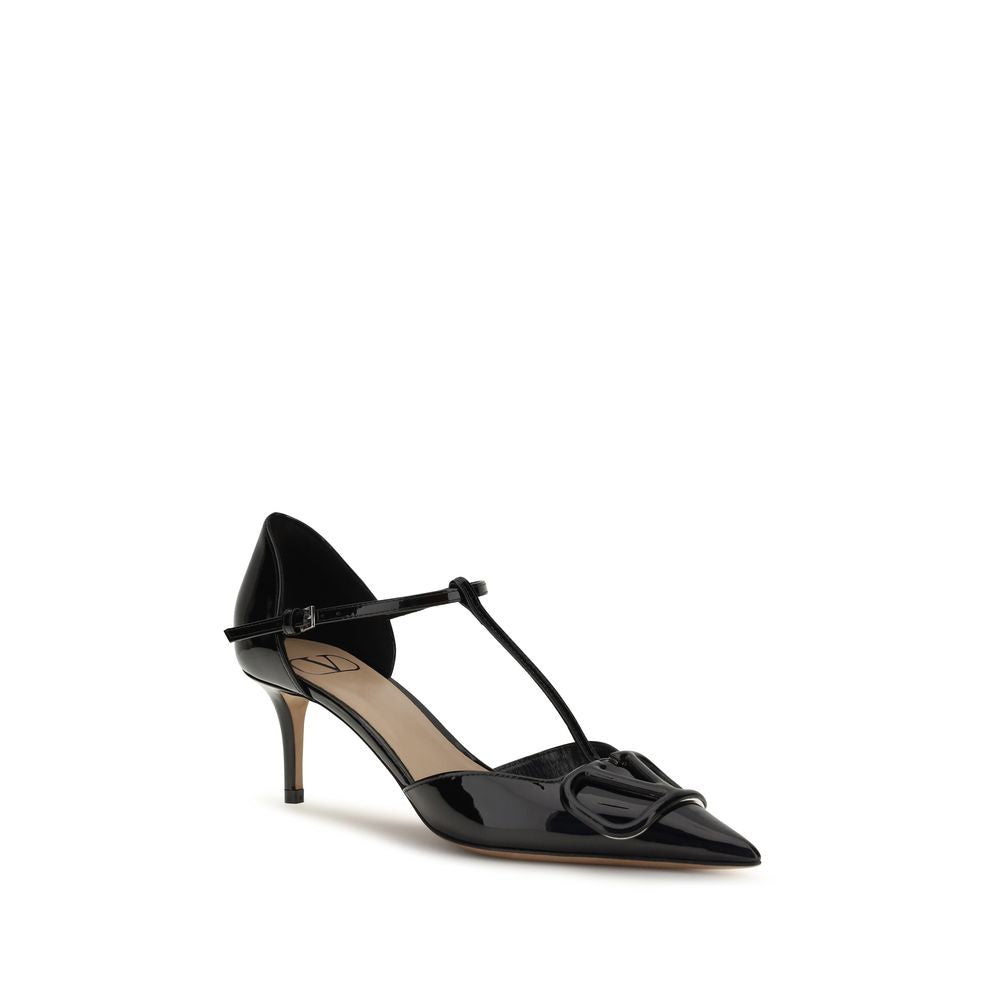 Black Calf Leather Bos Taurus High Heel Pumps - ventzia