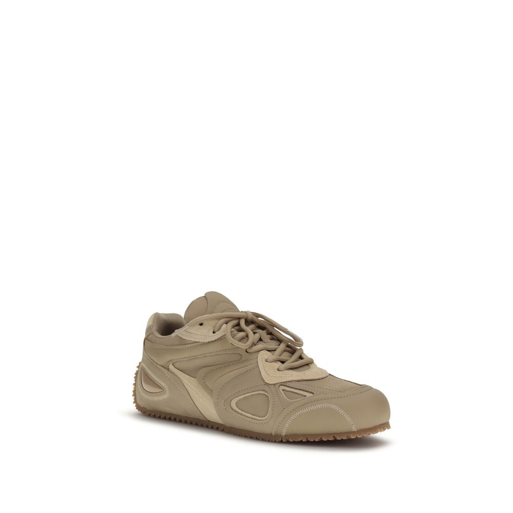 Brown Calf Leather Bos Taurus Low Top Sneakers
