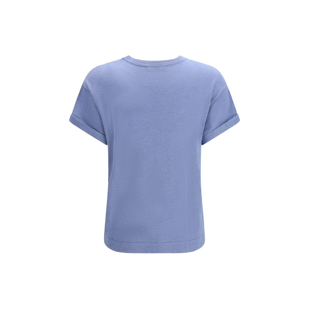 Blue Nylon T-Shirt - ventzia