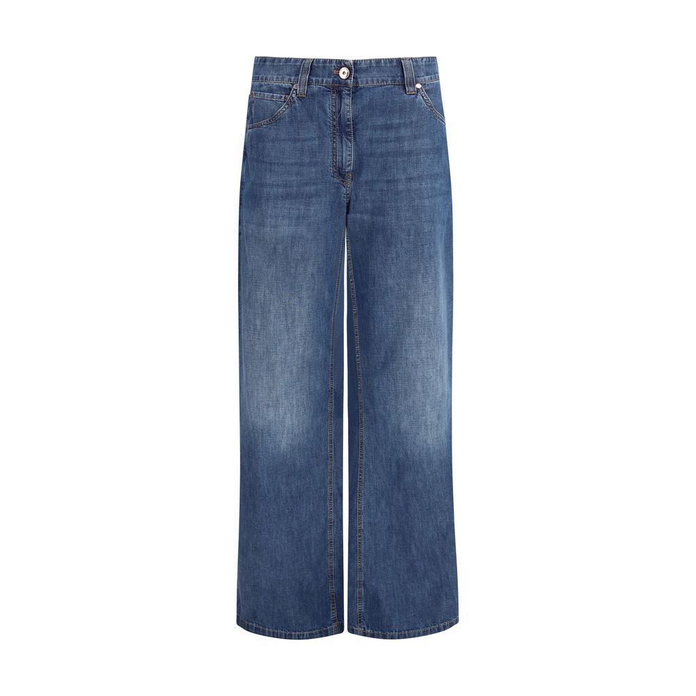 Blue Cotton Jeans Denim - ventzia