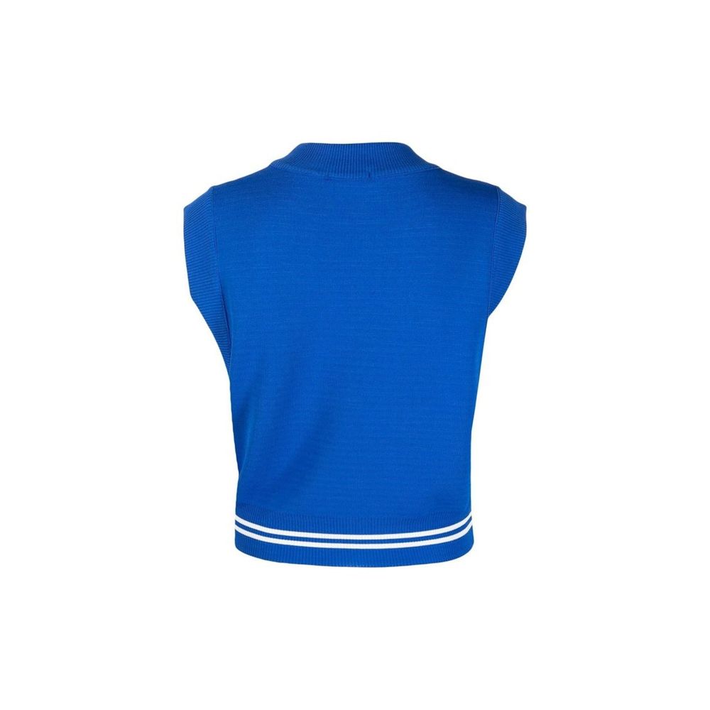 Blue Nylon Waistcoat - ventzia