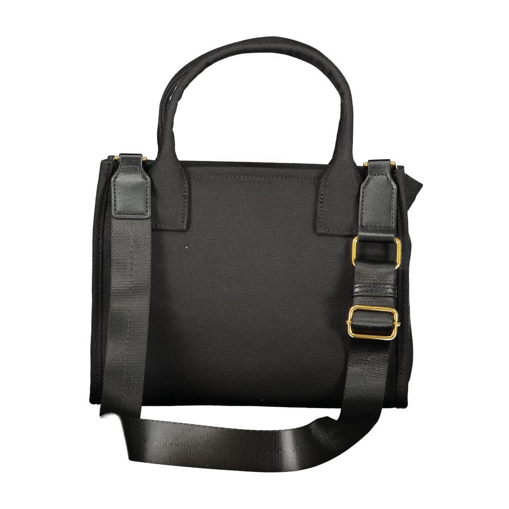Black Cotton Women Handbag - ventzia
