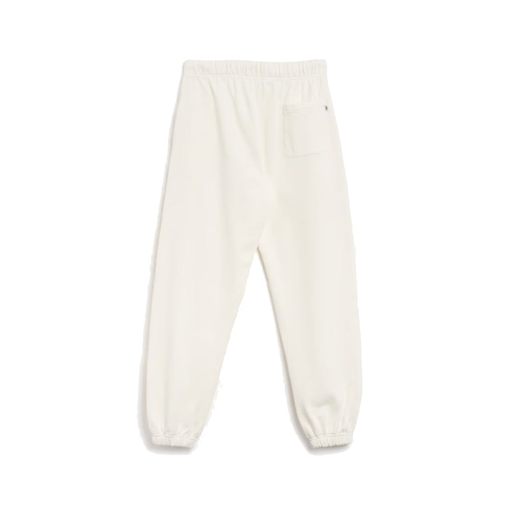 White Cotton Joggers (Workout Pants) - ventzia