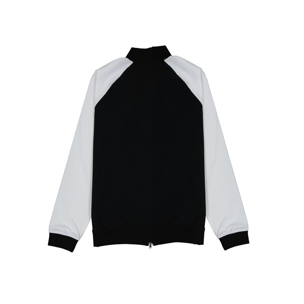 Black Elastane Bomber - ventzia