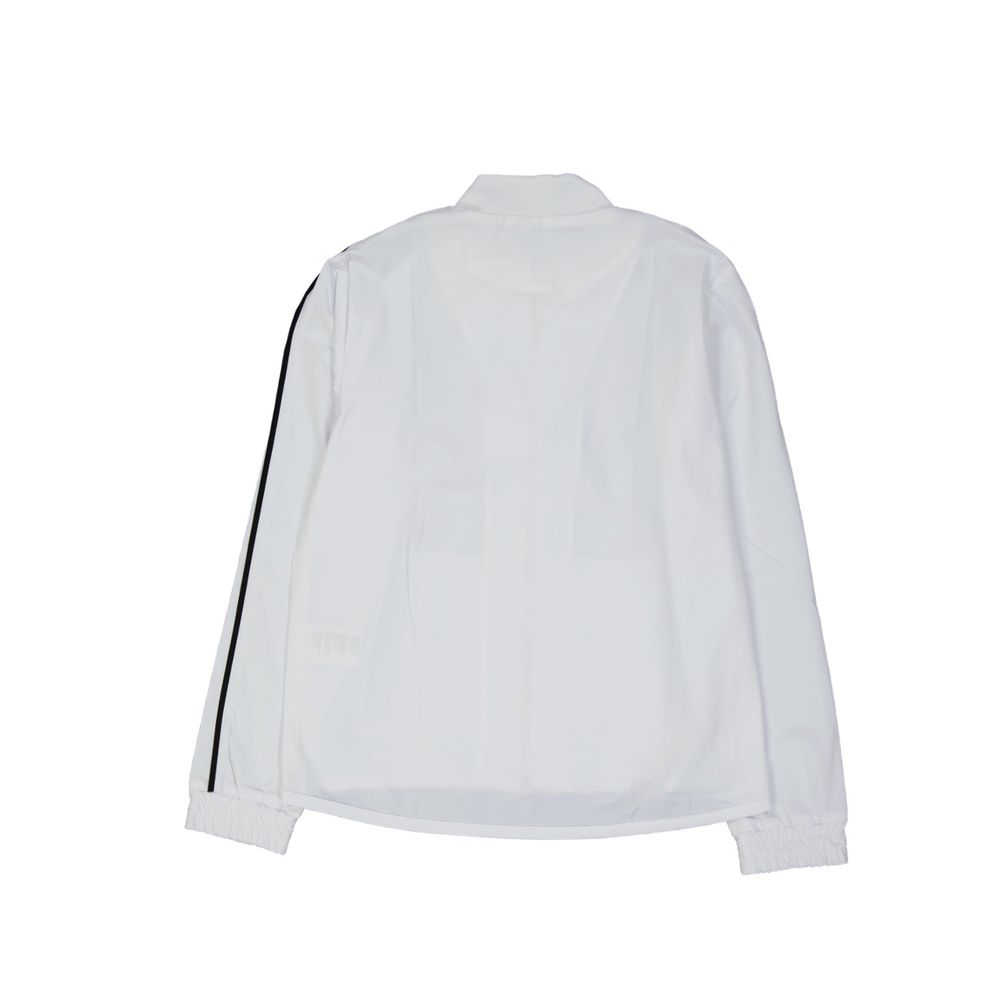 White Elastane Shell Jacket - ventzia