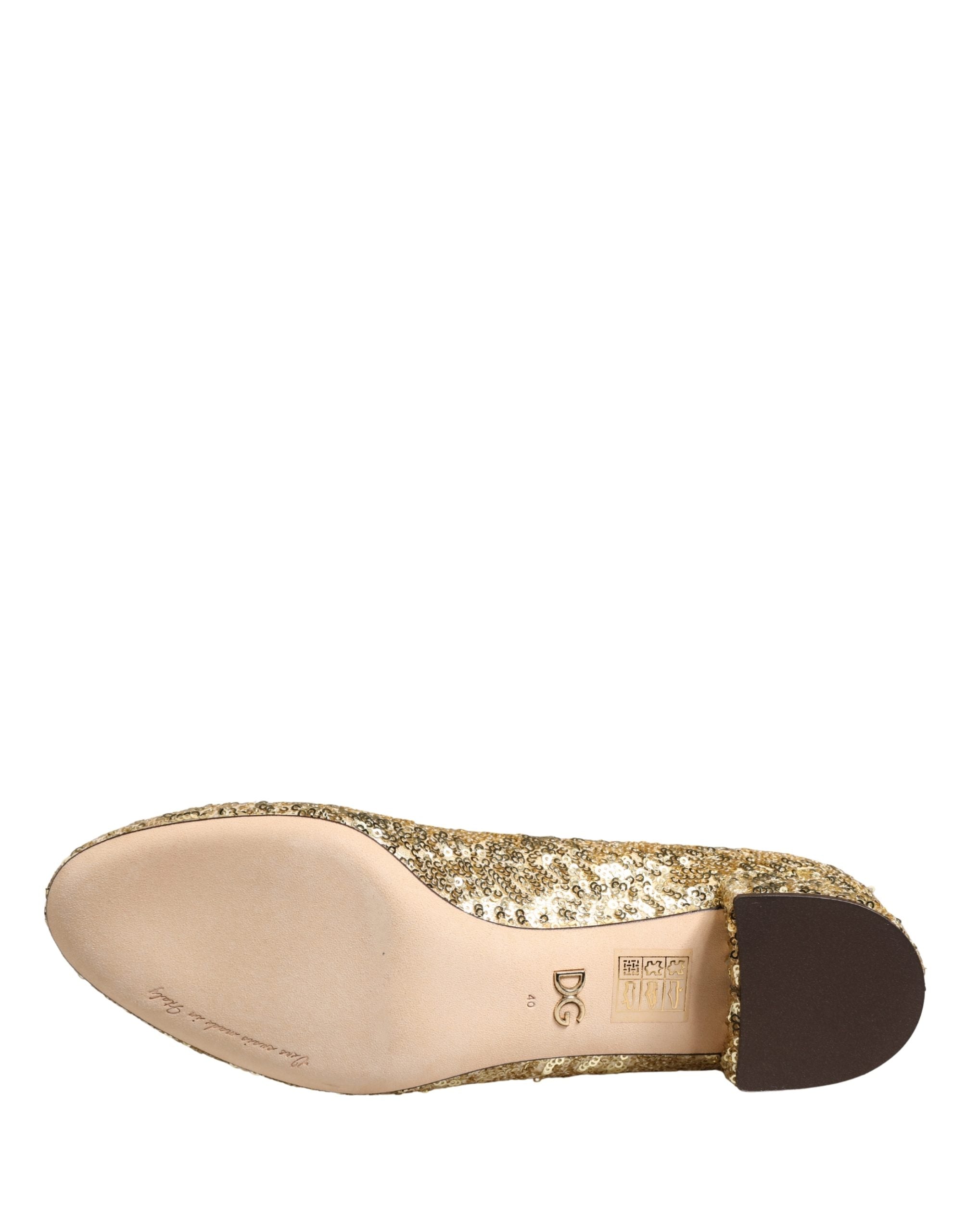 Gold Sequined Short Boots Stretch Shoes - ventzia