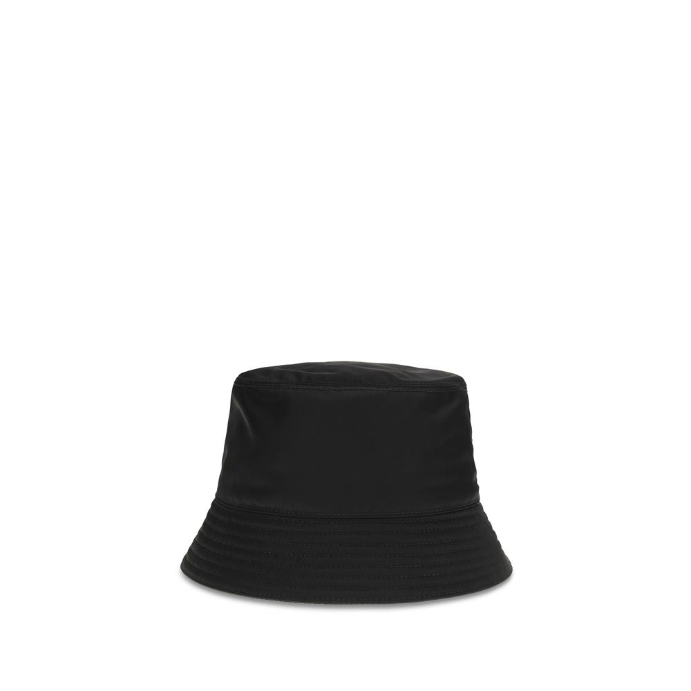 Black Recycled Polyamide Bucket Hat - ventzia
