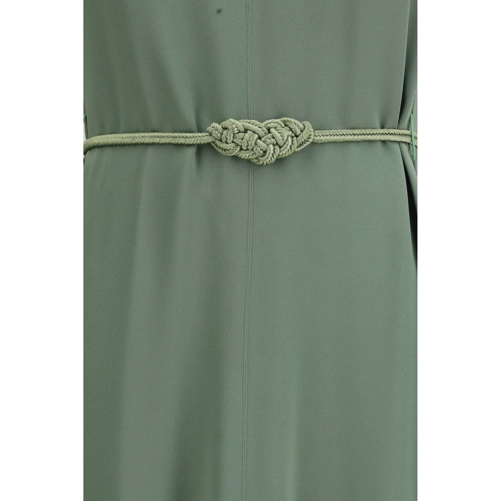 Bicolor Viscose Casual Dress - ventzia