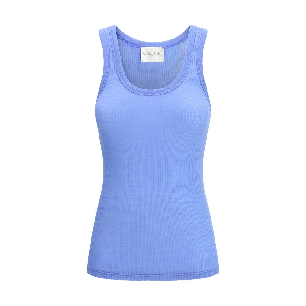 Blue Wool Oves Aries Sleeveles T-Shirt