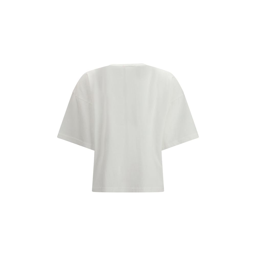 White Cotton T-Shirt - ventzia