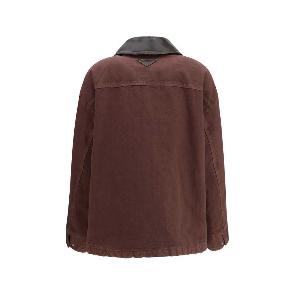 Brown Cotton Coat - ventzia