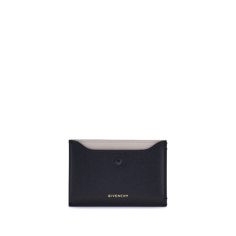Black Calf Leather Bos Taurus Wallet - ventzia