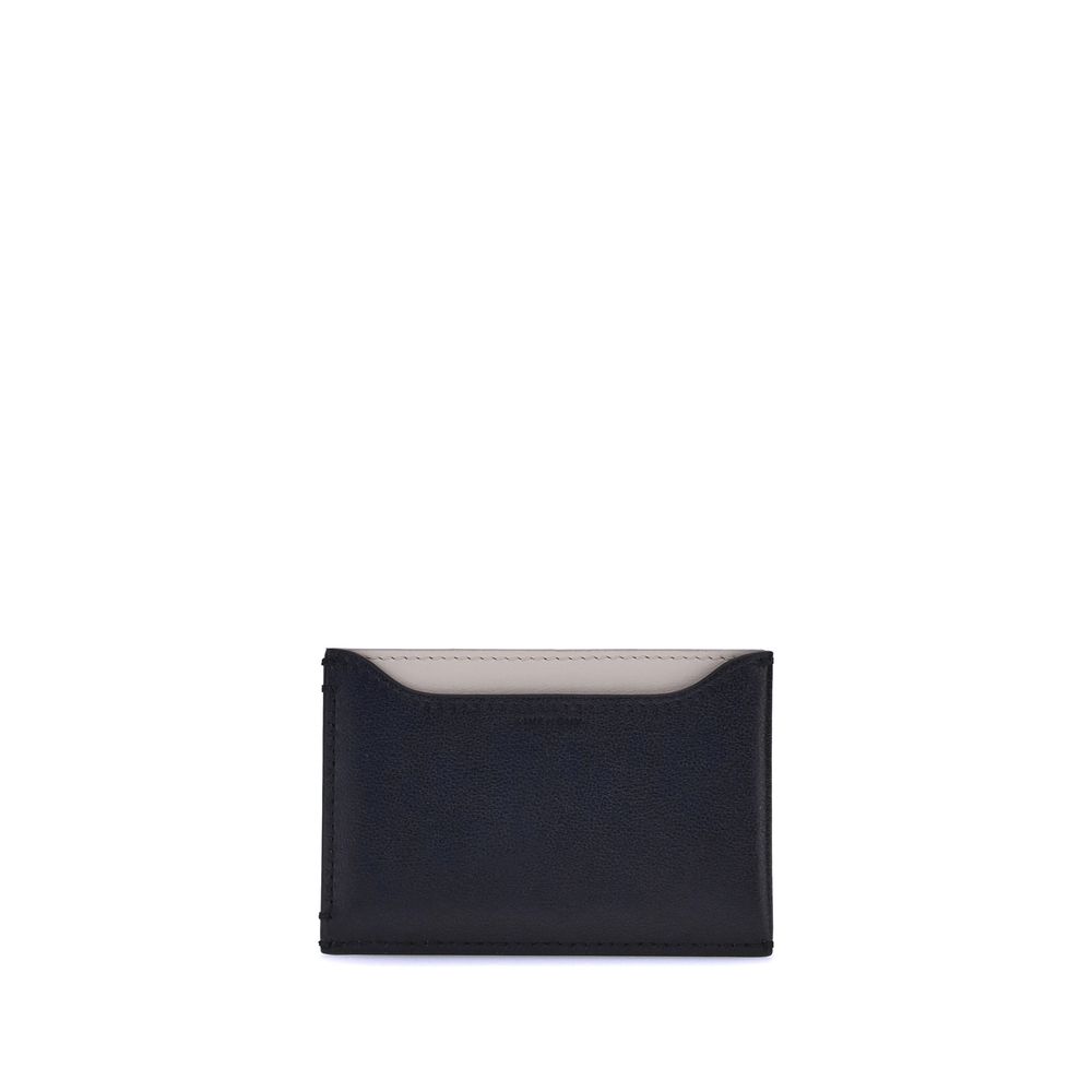 Black Calf Leather Bos Taurus Wallet - ventzia