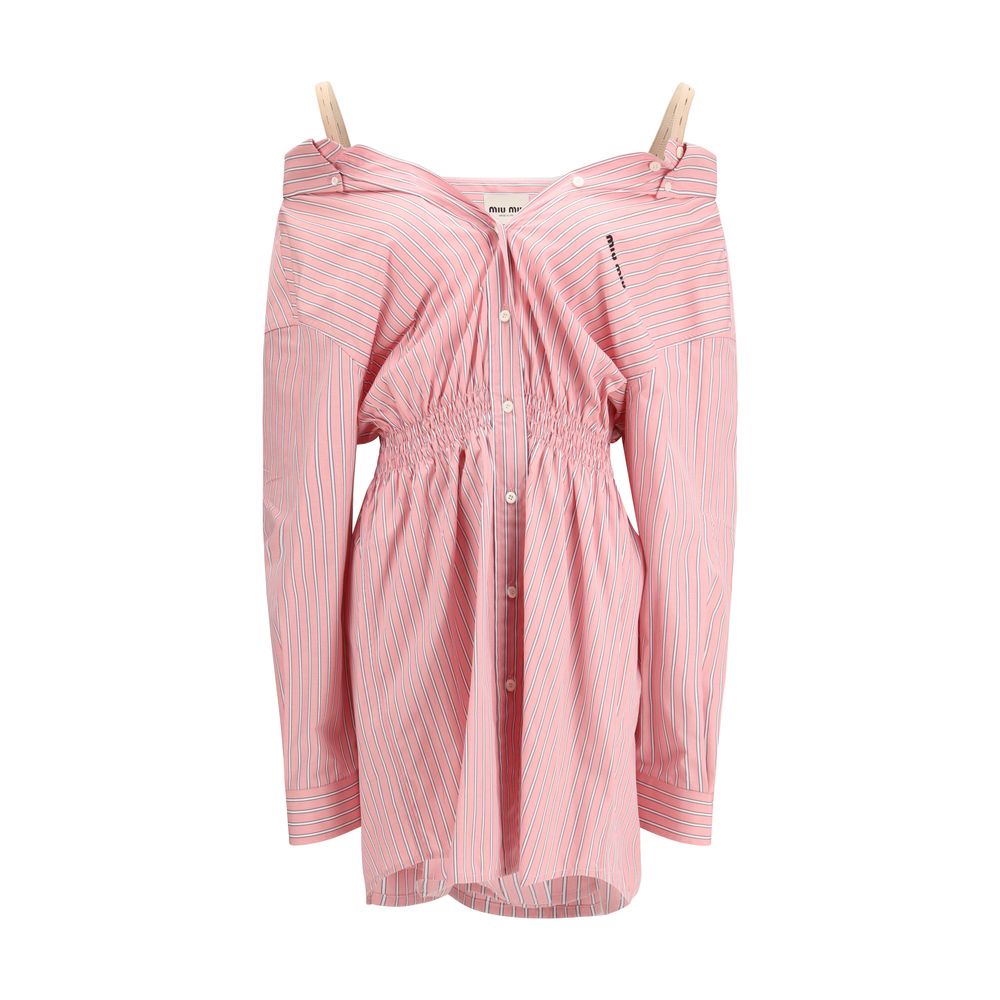 Multicolor Cotton Casual Dress - ventzia
