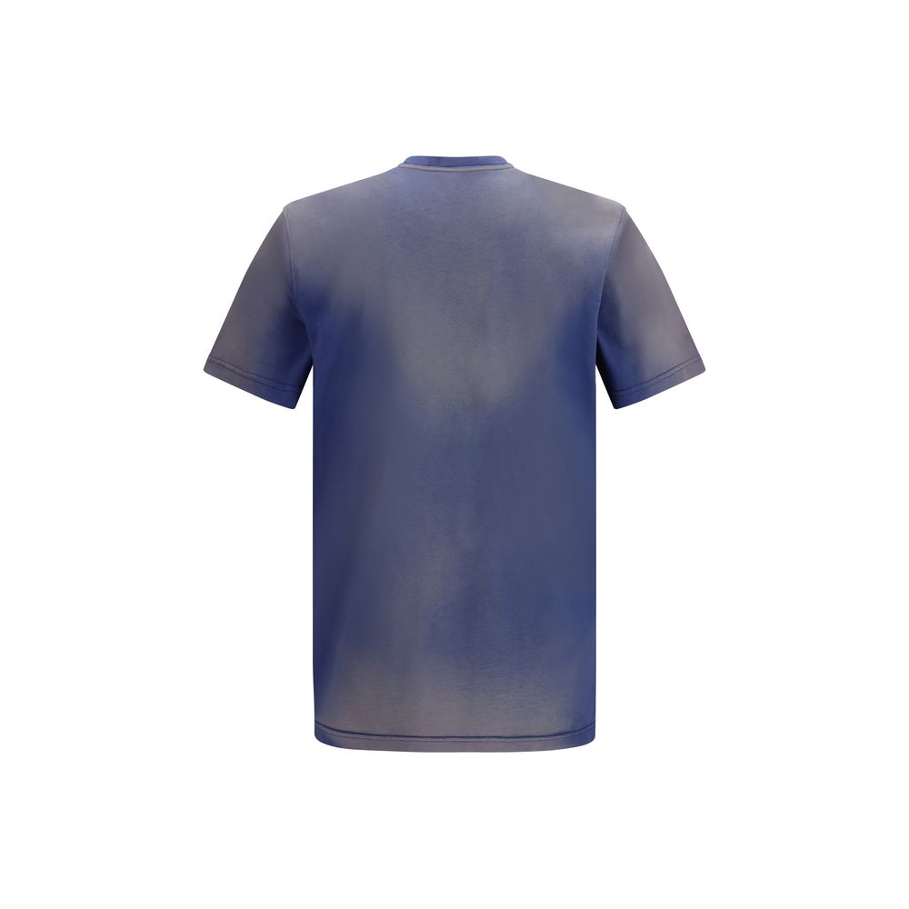 Blue Cotton T-Shirt - ventzia