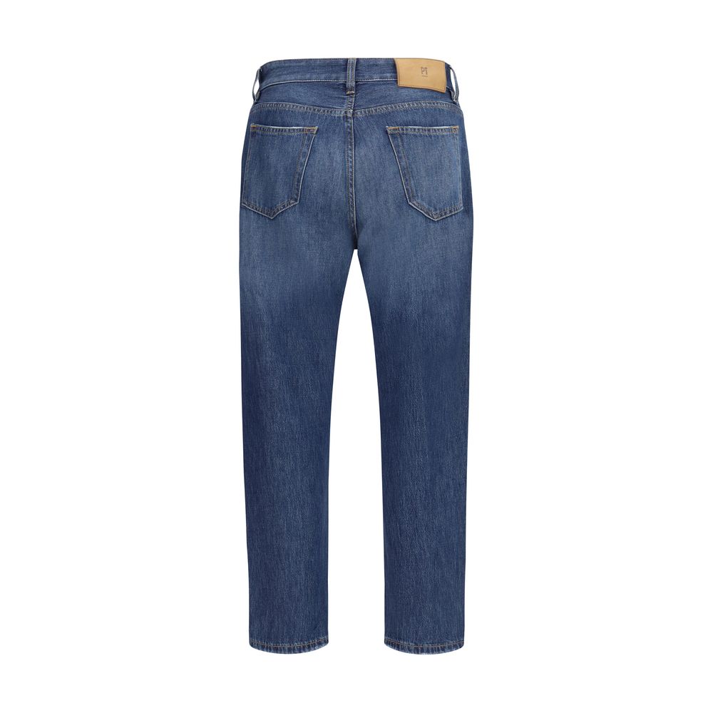 Blue Cotton Jeans Denim - ventzia