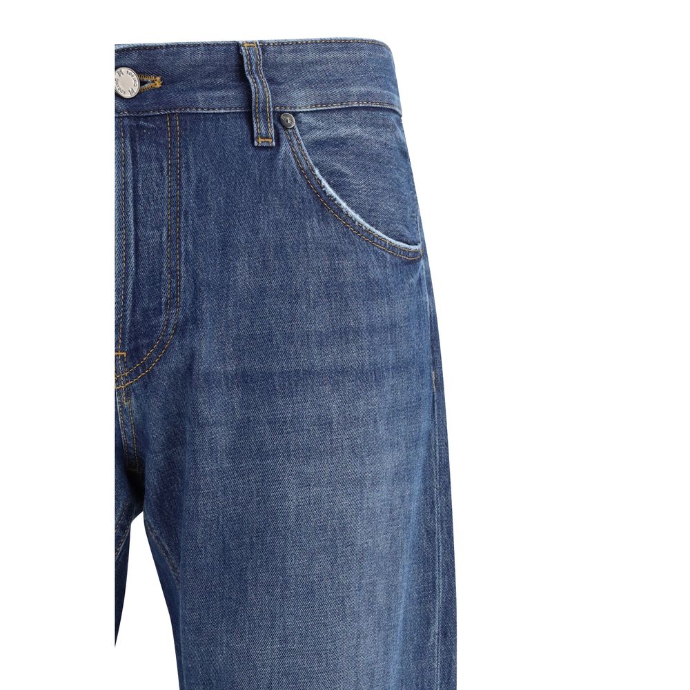 Blue Cotton Jeans Denim - ventzia