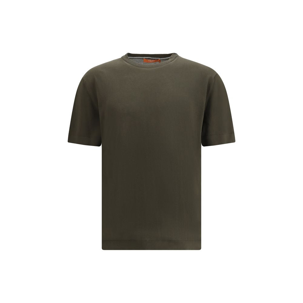 Bicolor Cotton T-Shirt - ventzia