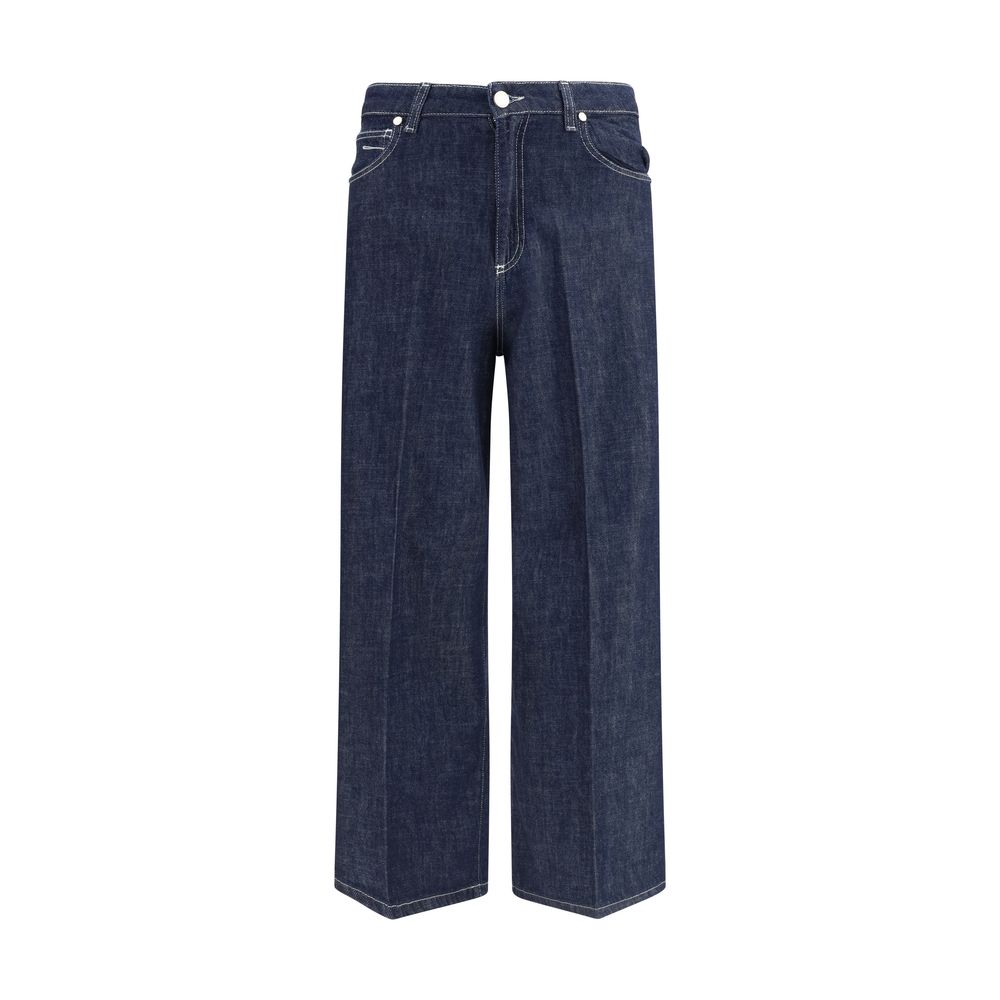 Blue Cotton Jeans Denim - ventzia