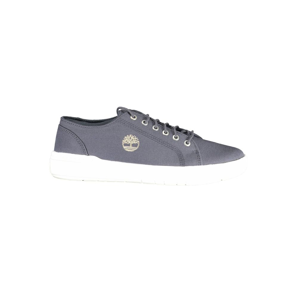 Blue Polyester Men Sneaker - ventzia