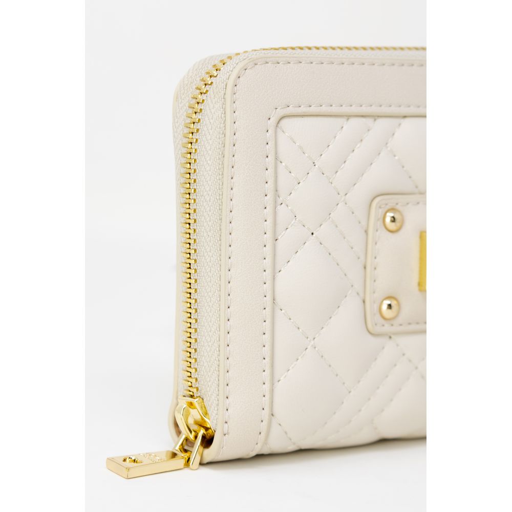 Beige Polyethylene Wallet - ventzia