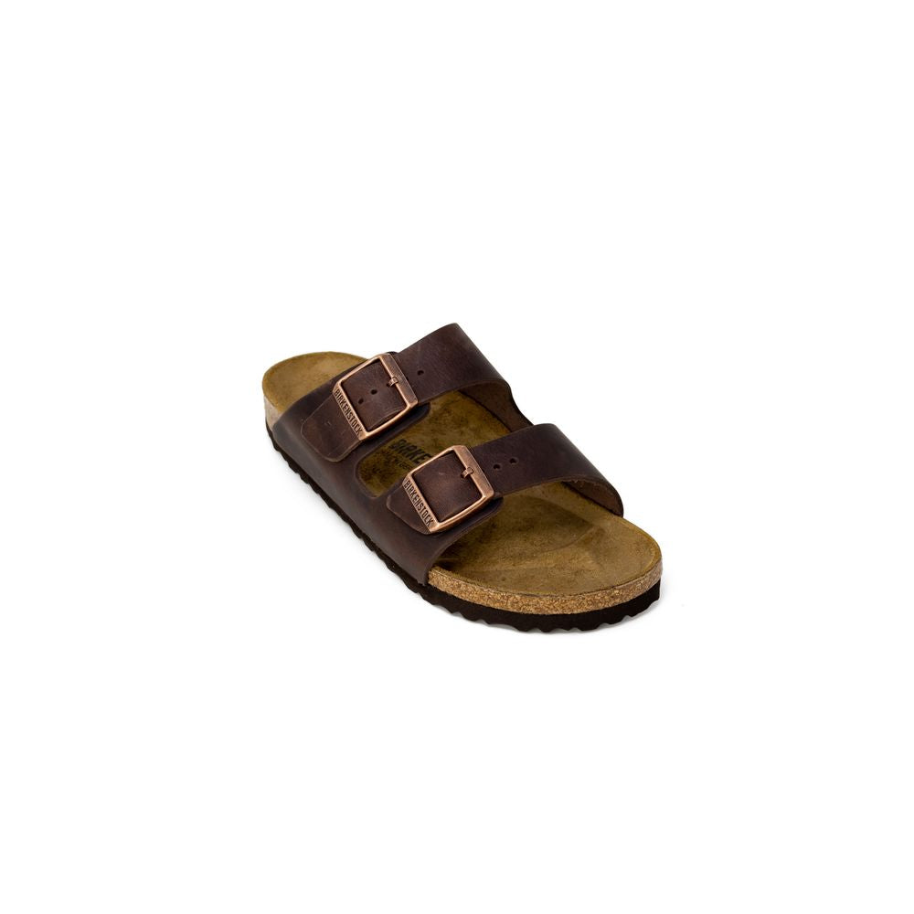Brown Synthetic Flat Sandals