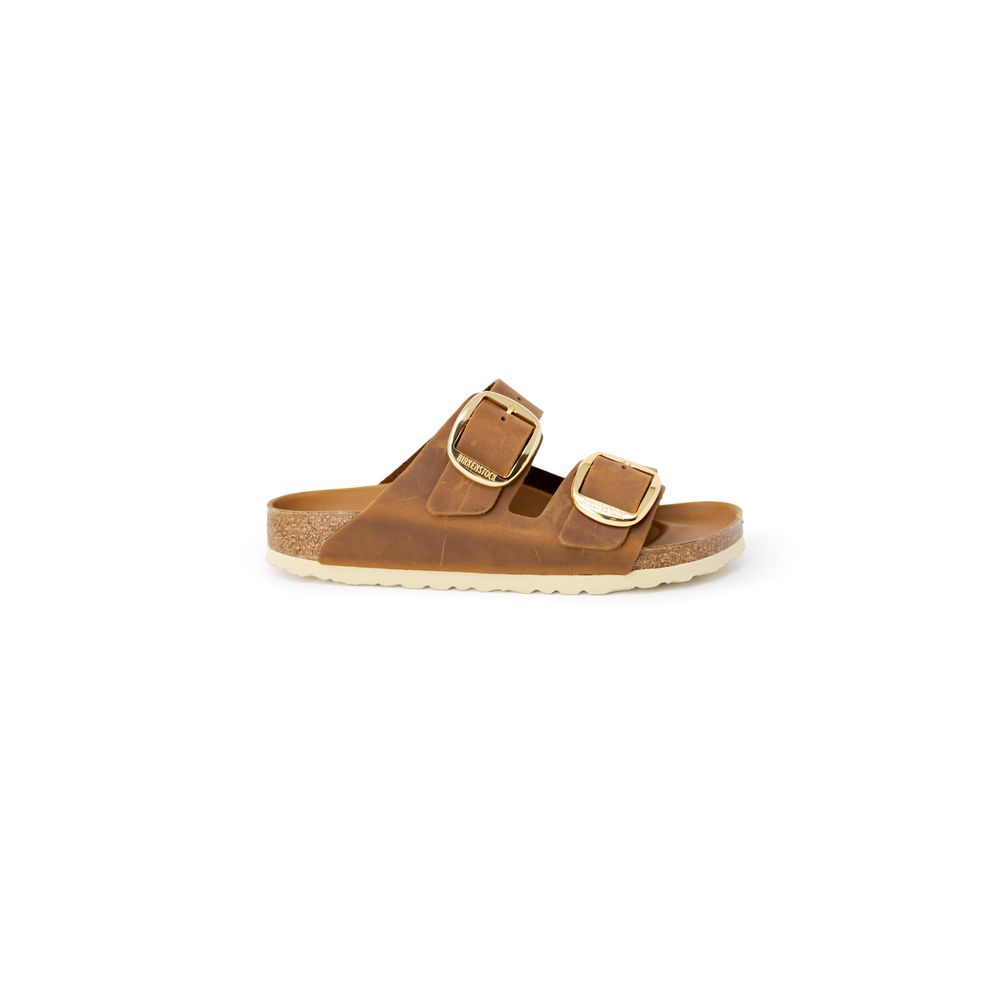 Brown Leather Slippers - ventzia