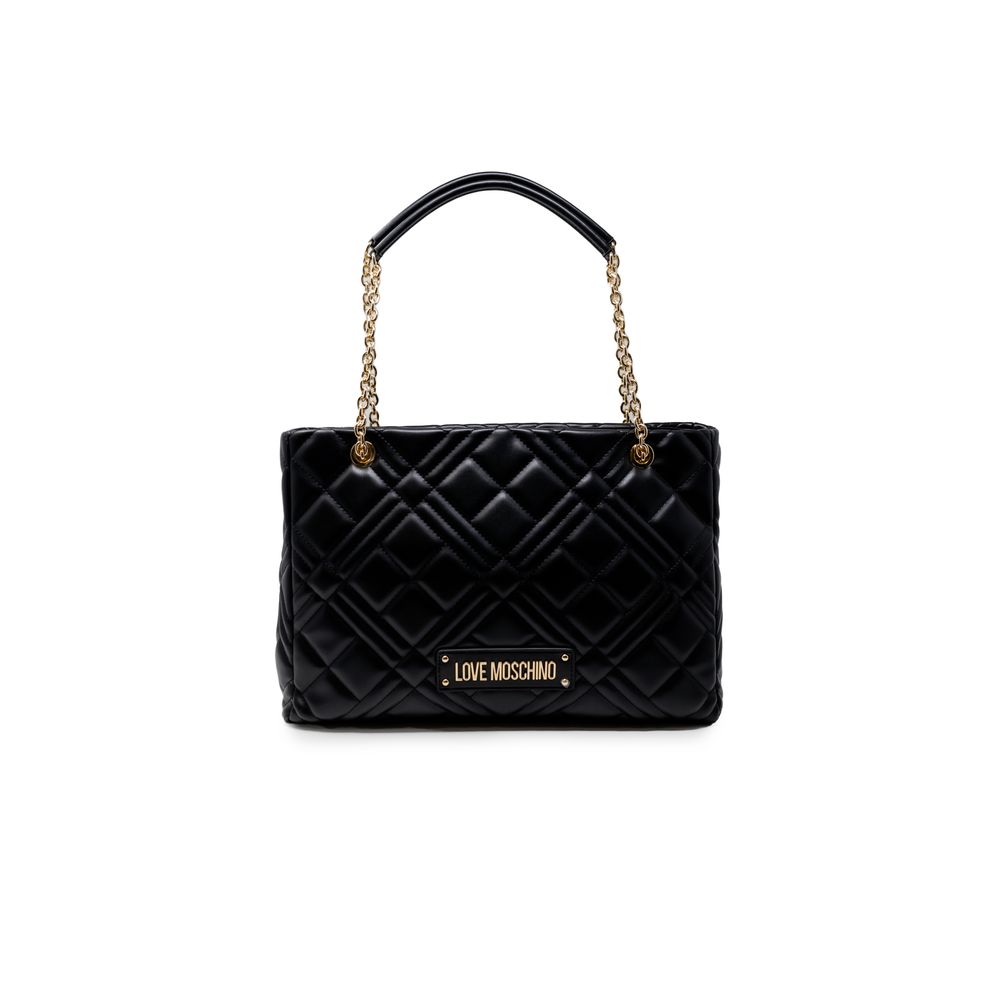 Black Polyethylene Handbag - ventzia