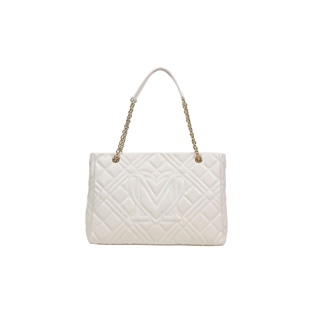 Beige Polyethylene Handbag - ventzia
