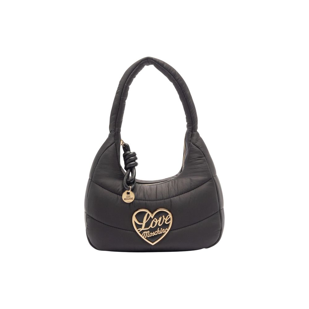 Black Nylon Handbag - ventzia