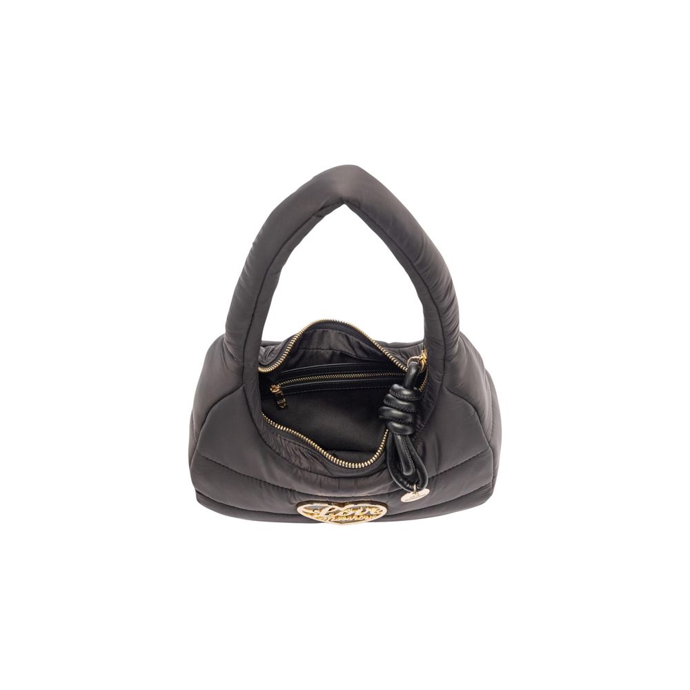 Black Nylon Handbag - ventzia