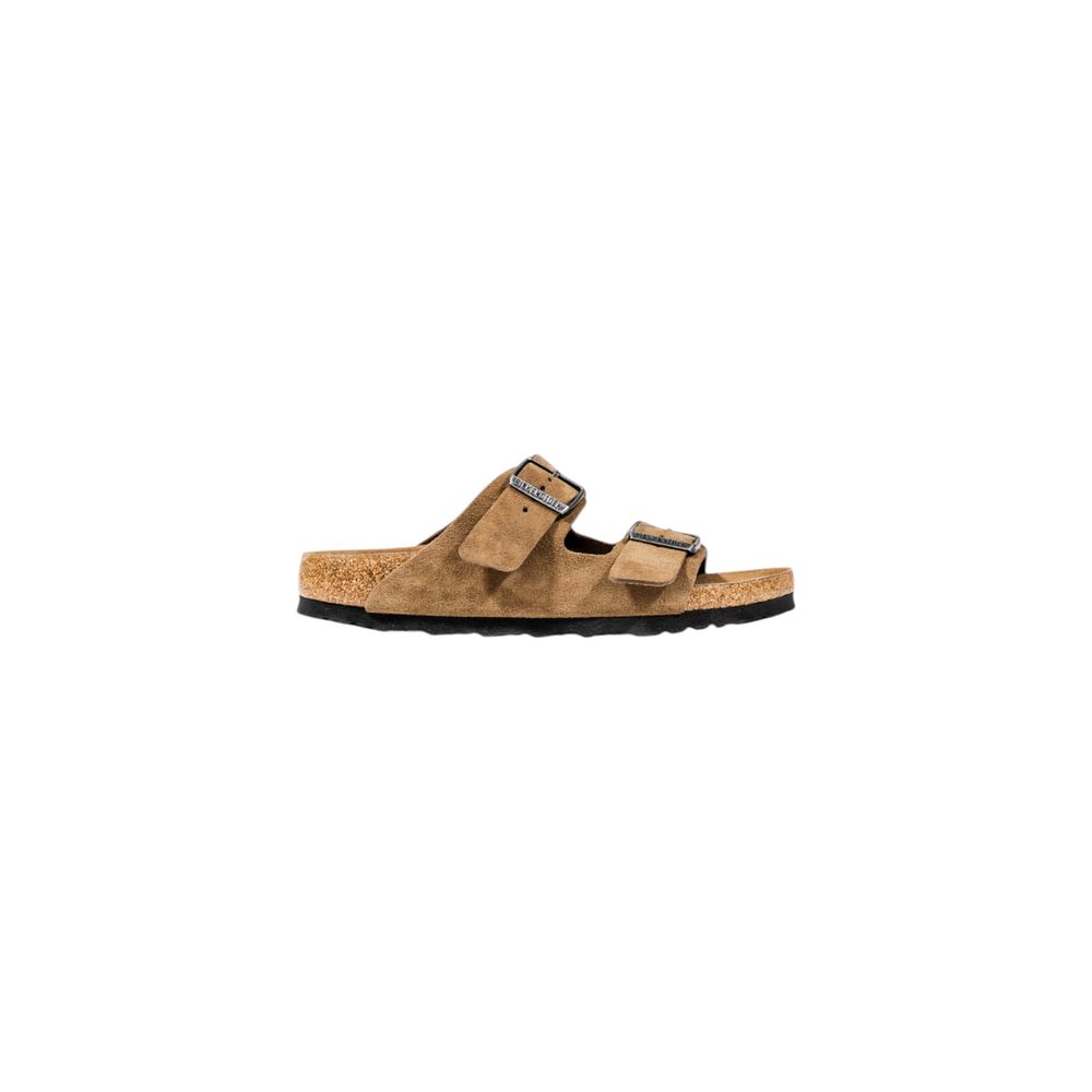 Brown Suede Leather Sandals - ventzia