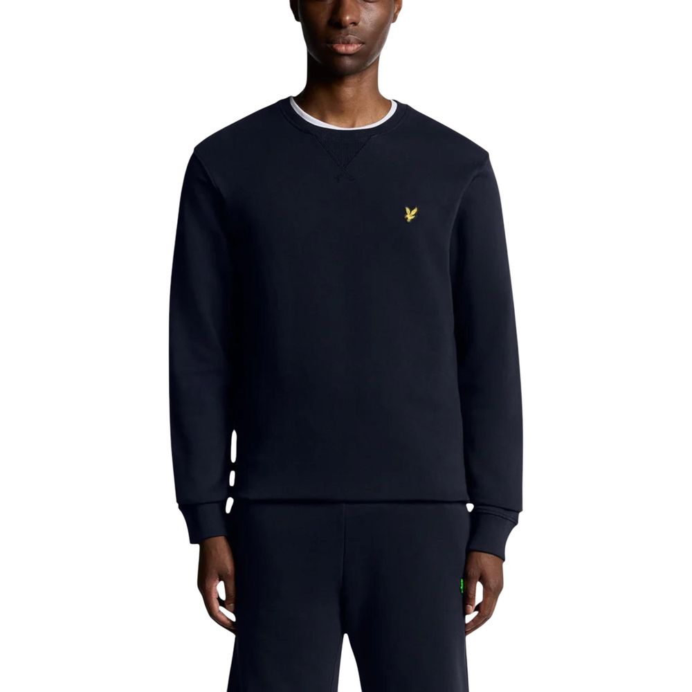 Blue Cotton Sweatshirt - ventzia