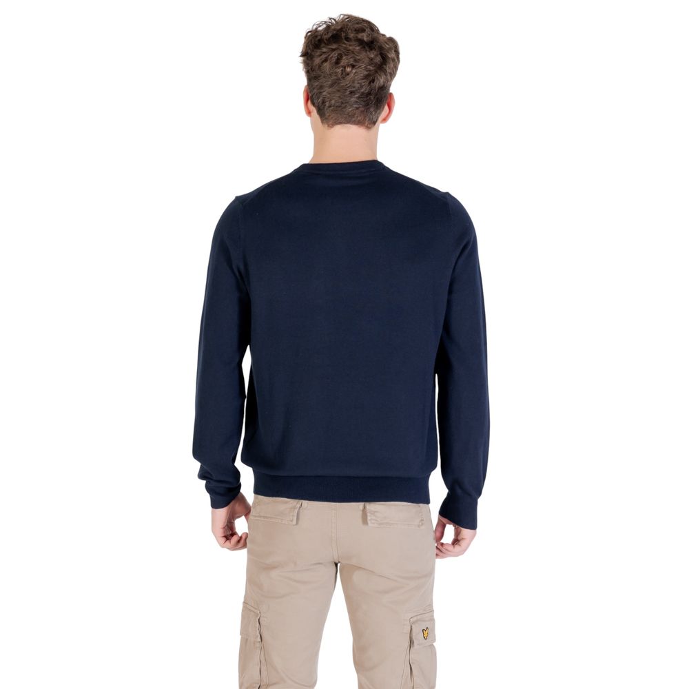 Blue Cotton Sweatshirt - ventzia