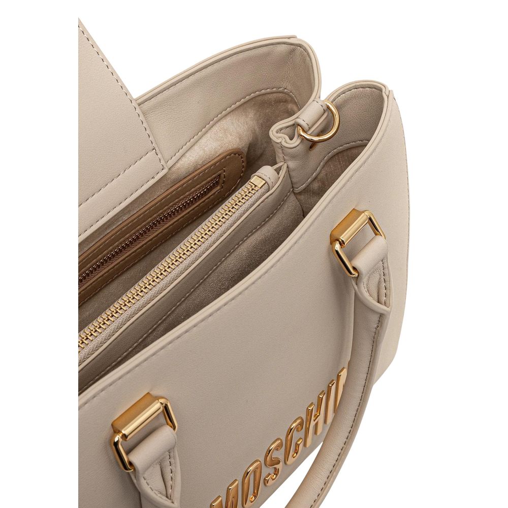 Beige Polyethylene Handbag - ventzia