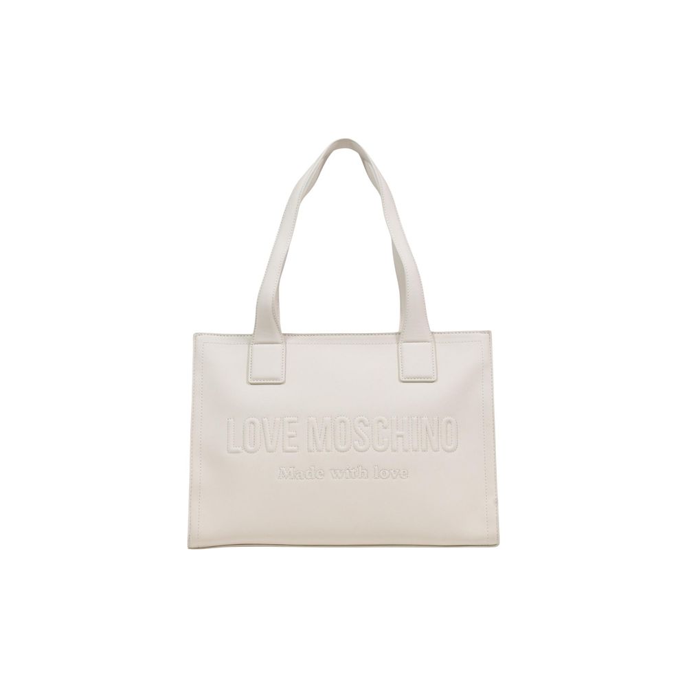 Beige Polyethylene Handbag - ventzia