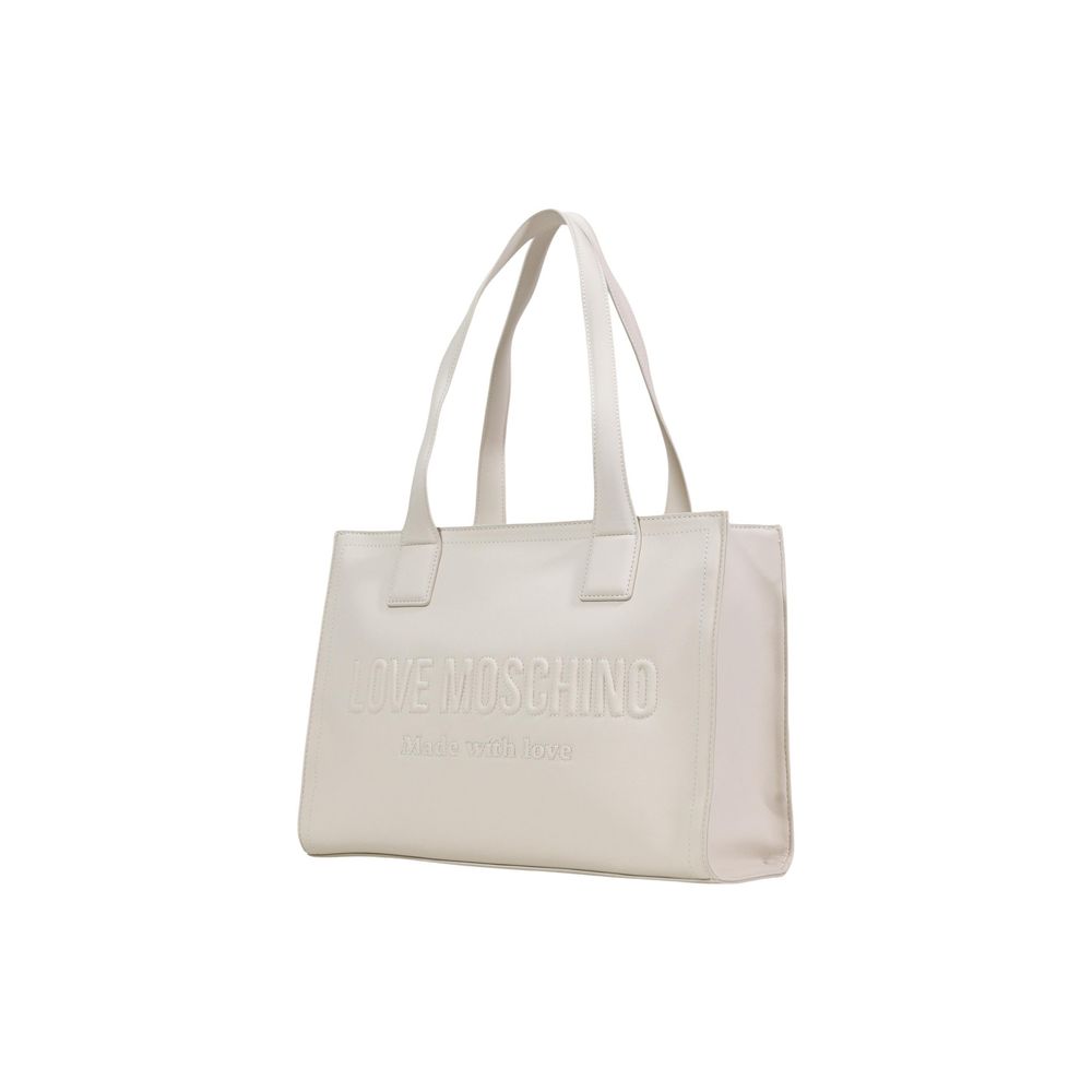 Beige Polyethylene Handbag - ventzia