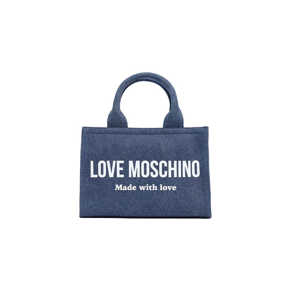 Blue Cotton Handbag - ventzia