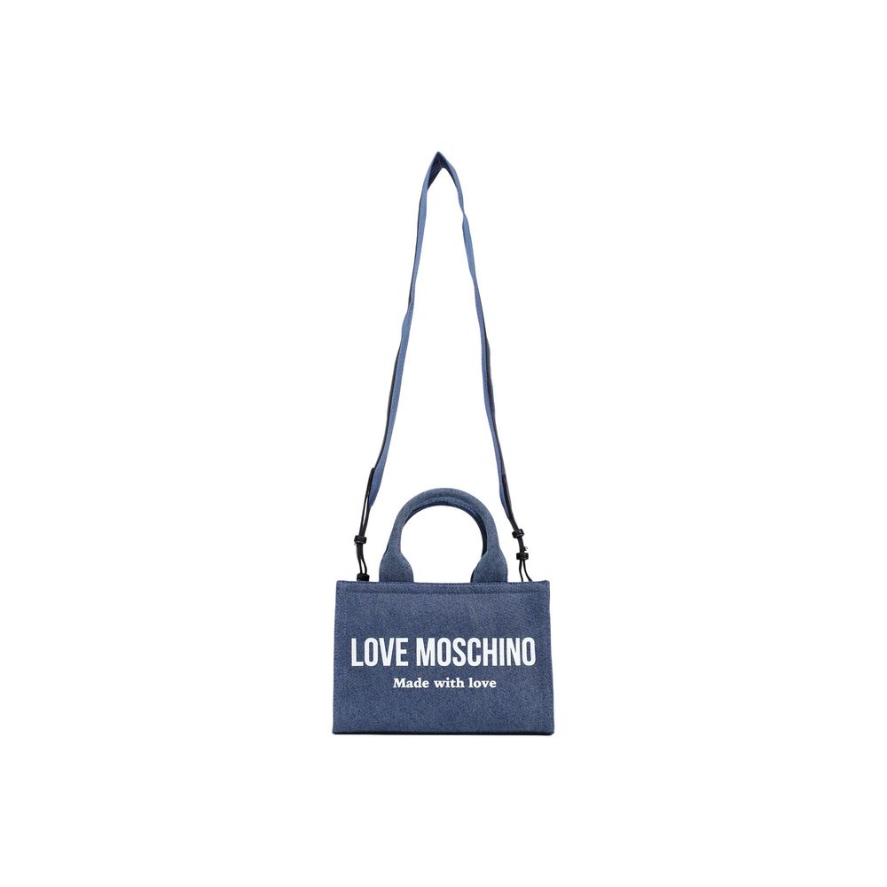 Blue Cotton Handbag - ventzia