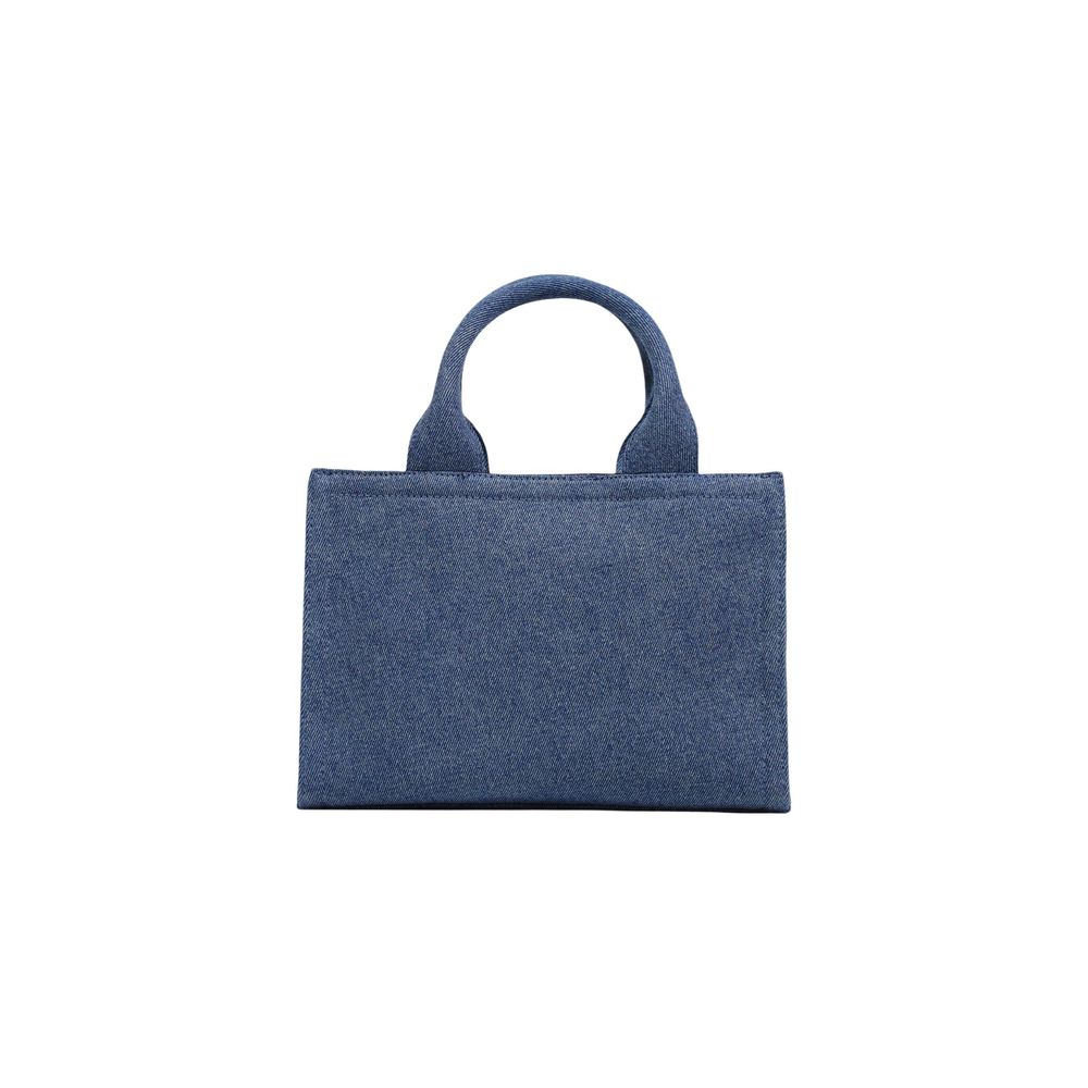 Blue Cotton Handbag - ventzia