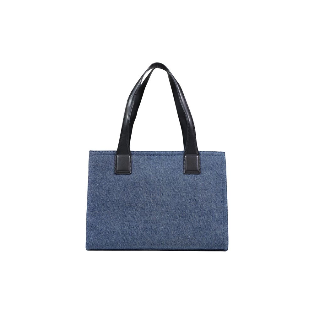 Blue Cotton Handbag - ventzia