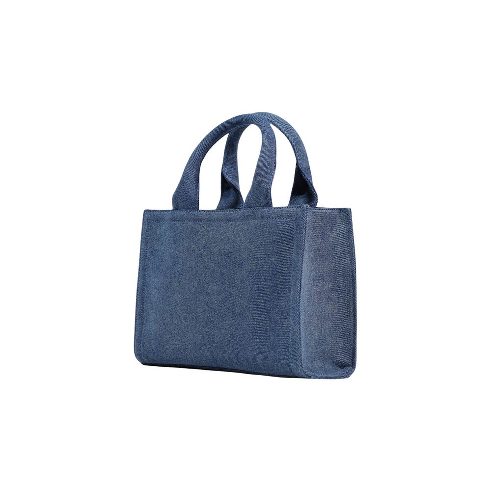Blue Cotton Handbag - ventzia