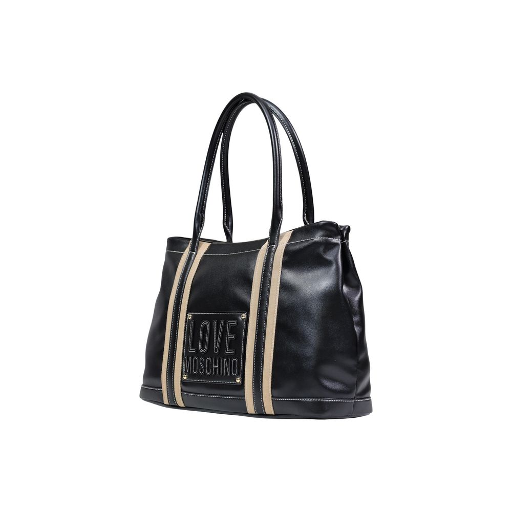 Black Polyethylene Handbag - ventzia