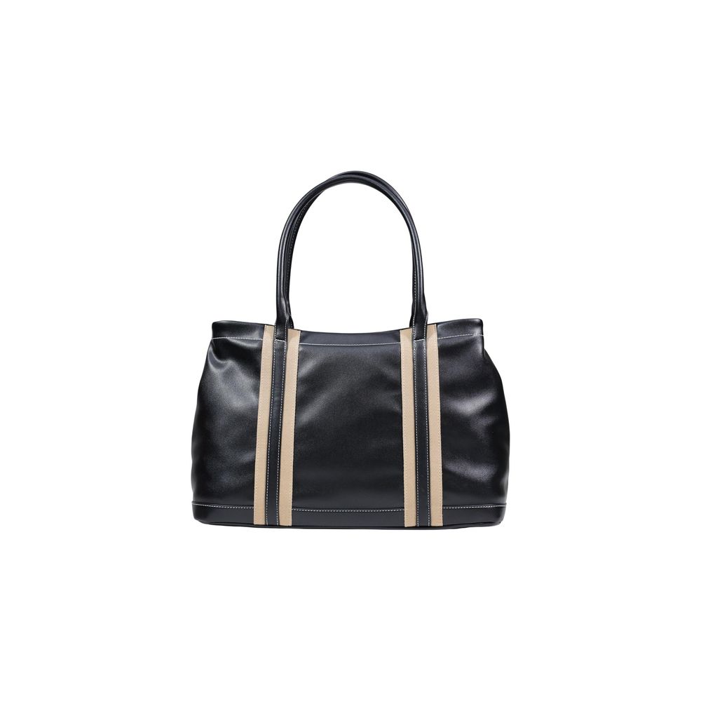 Black Polyethylene Handbag - ventzia