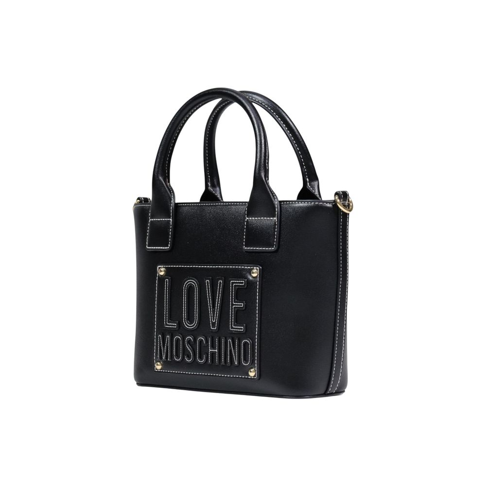 Black Polyethylene Handbag - ventzia