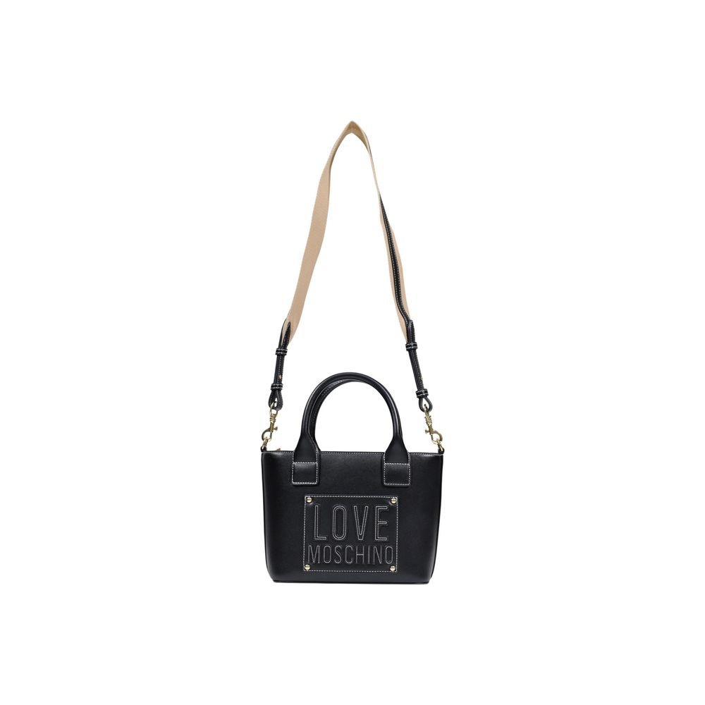 Black Polyethylene Handbag - ventzia