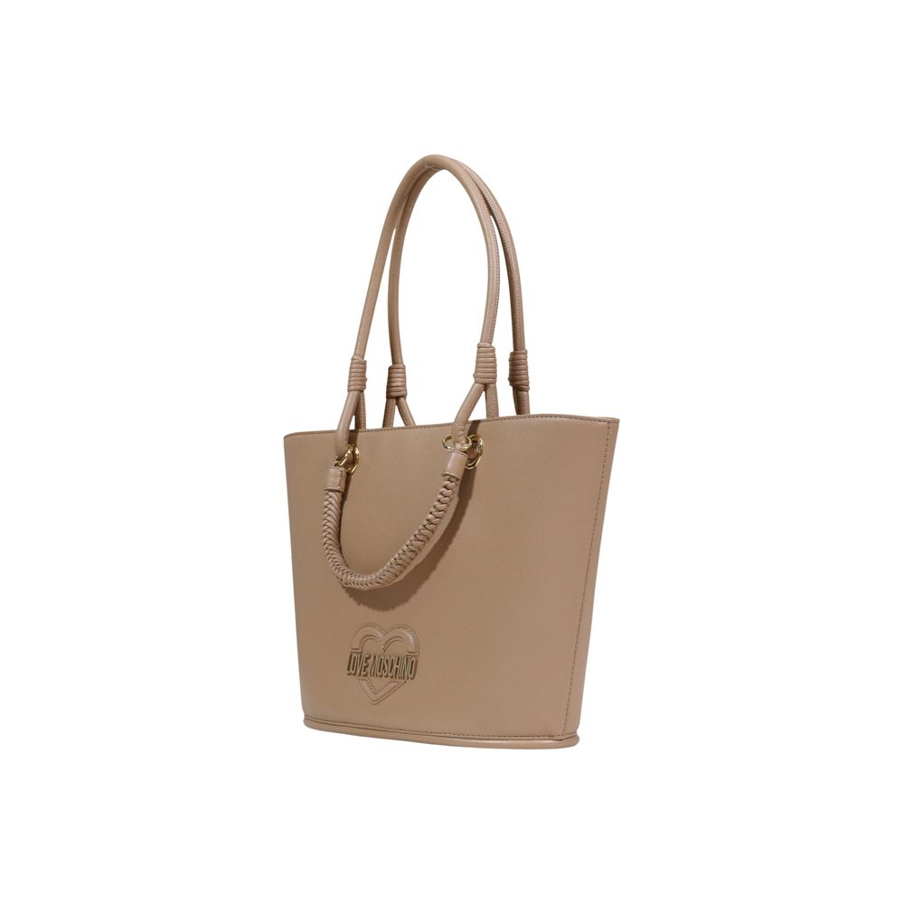 Beige Polyethylene Handbag - ventzia