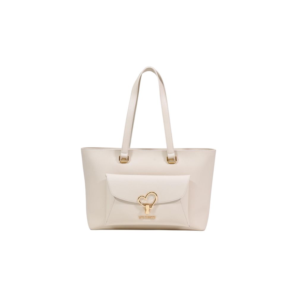 Beige Polyethylene Handbag - ventzia